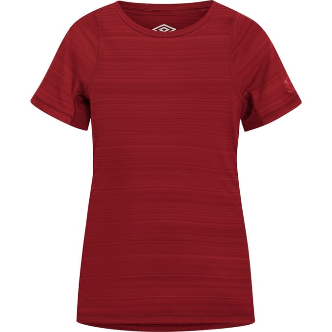 Umbro Dames/Dames Pro Marl Polyester Training T-shirt (Zongedroogde tomaat)