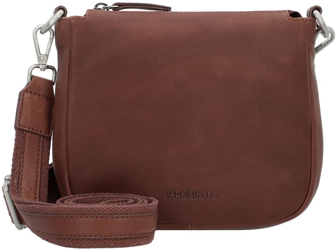 Jack Kinsky Aruba 3 Schoudertas Leer 20 cm - Dames - braun