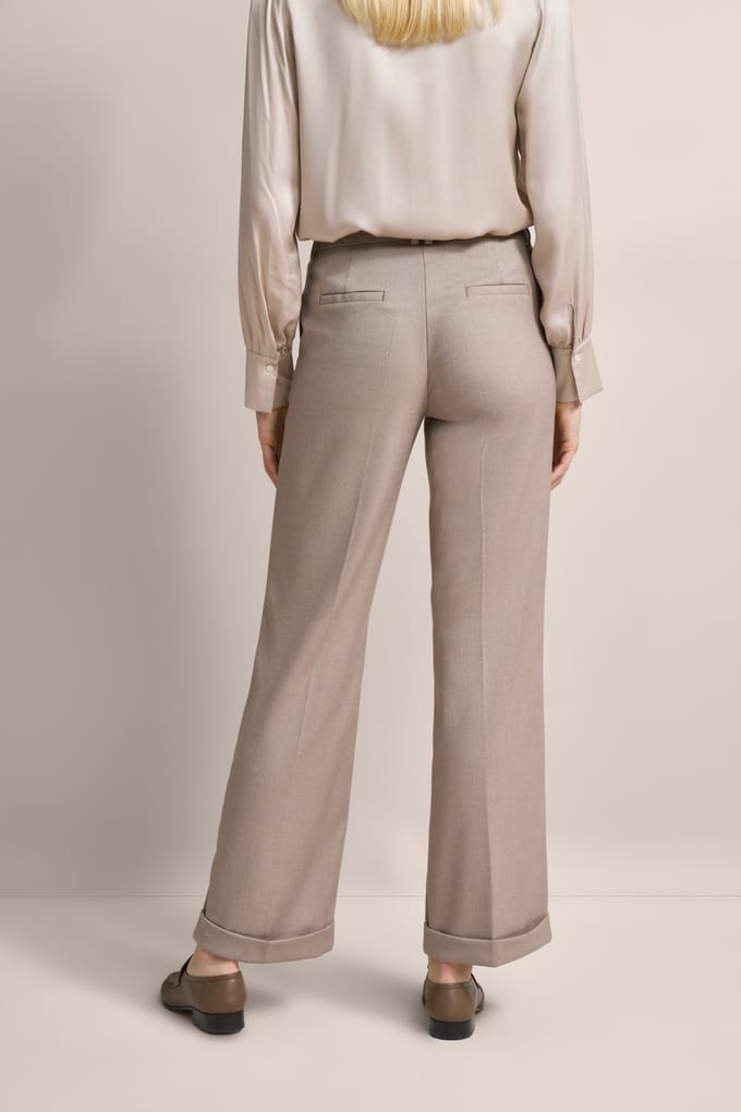 Bugatti Damen Casual broek met rechte pijp