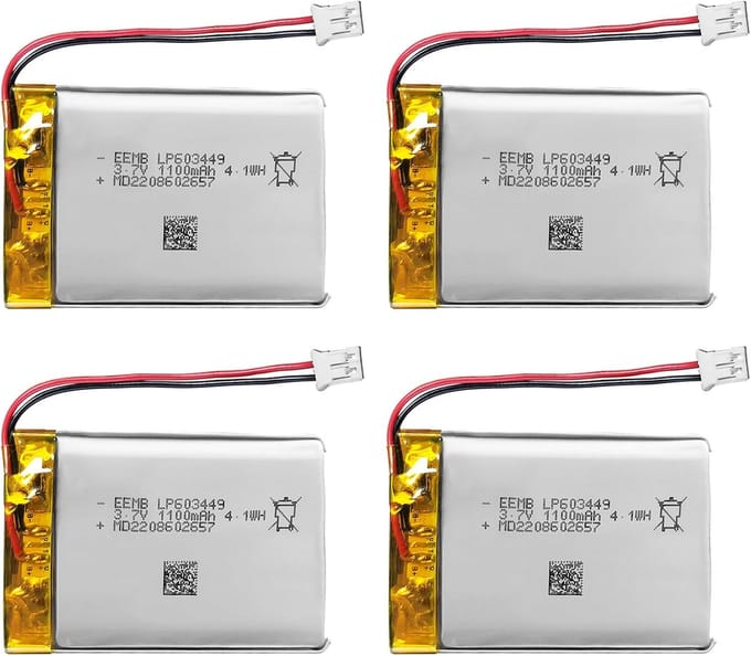 Oplaadbare Batterij - Lithium Polymeer - Elektronica - Met Draad JST Connector - 603449