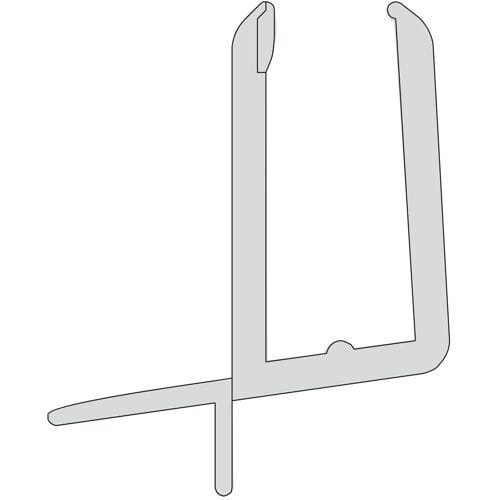 Kermi Ibiza 2000 replacement seal horizontal for quadrant swing door, 2534043