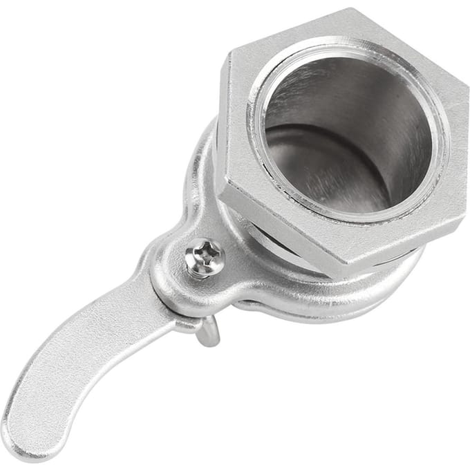 RVS Honingkraan Schuifafsluiter Imkerijgereedschap Extractor Bottelapparatuur gray