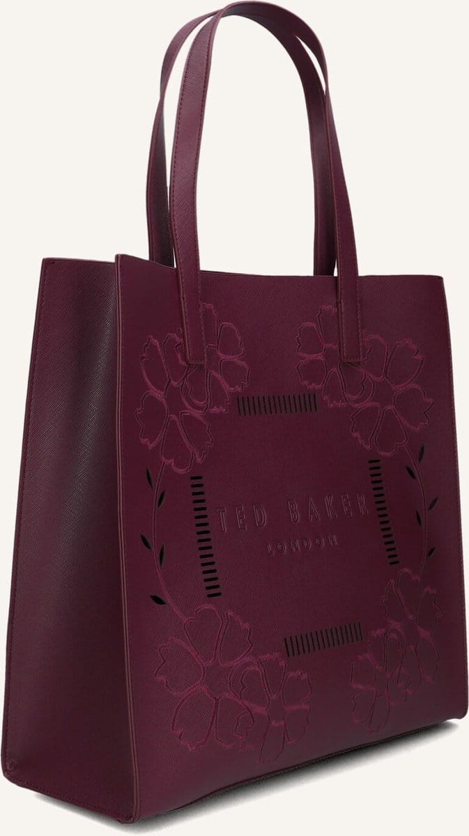 Ted Baker schoudertas Rowcon Embroidery Floral Large Icon Bag Dp - Purple paars