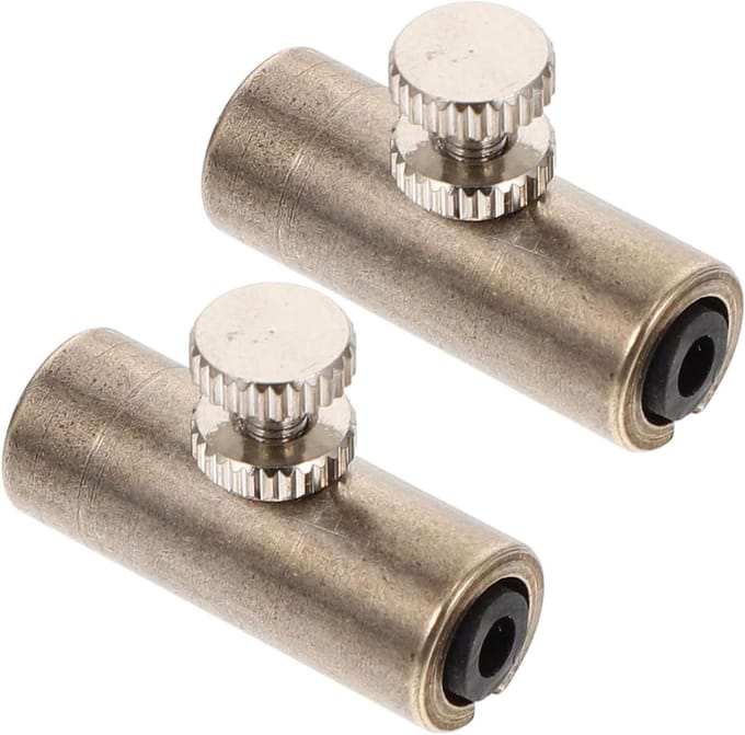 Cello Wolf Demper - Muziek Accessoire - Wolfklank Dempen - Set van 4 stuks - 2.4x1.6x0.8CM - Zilver