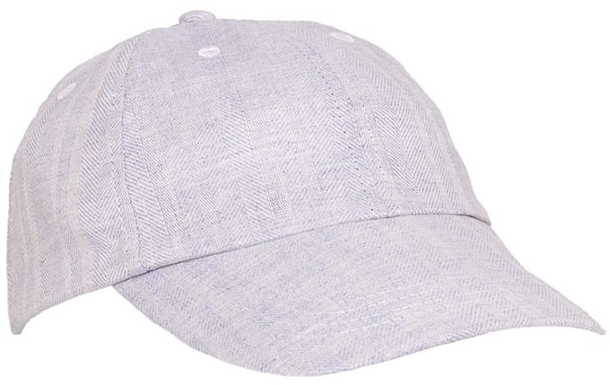 CELSO Baseball cap with herringbone Sky blue (TRHTIA124 - 801)
