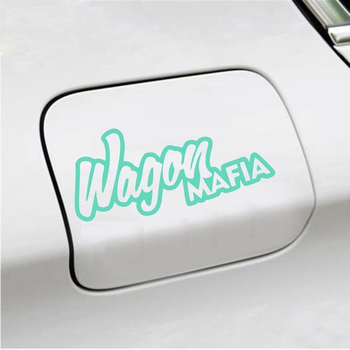 Bumpersticker - Wagon Maffia - 8,6 X 19 - Mint