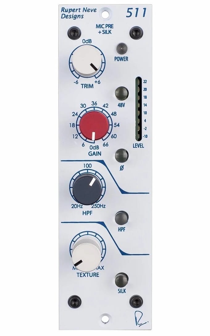 Rupert Neve Designs Portico 511 Preamp voor de 500er Serie - Studio preamp