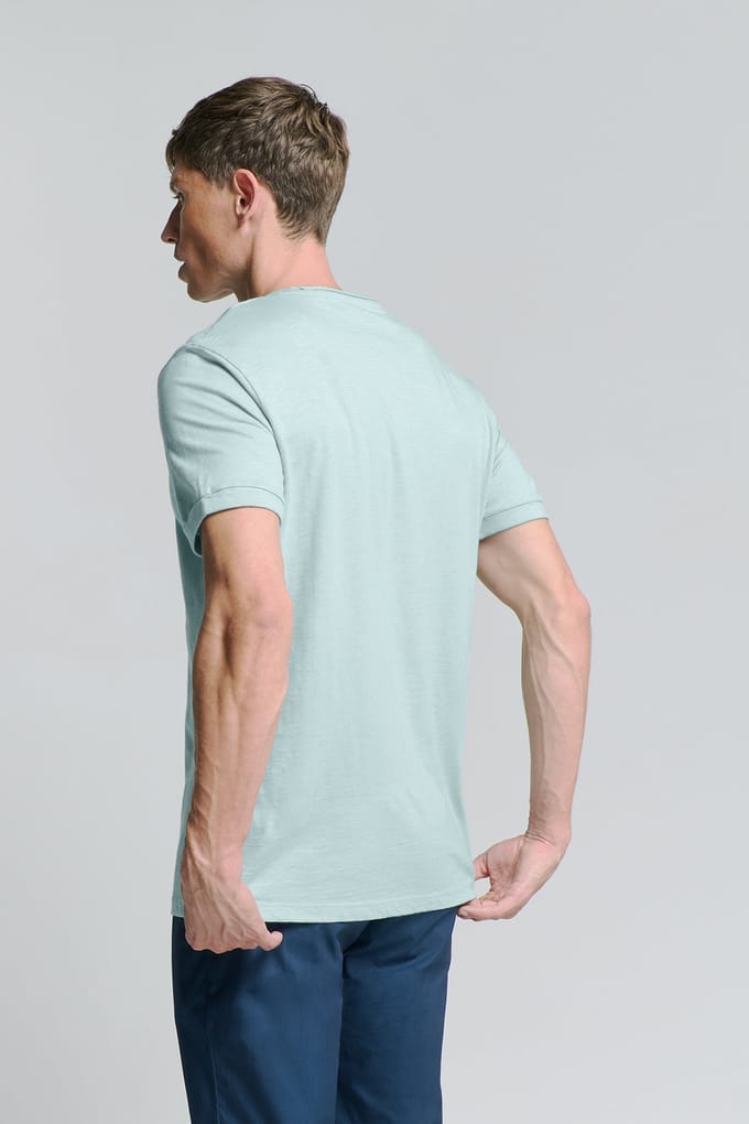 No Excess T-shirt Crewneck Slub Ice Größe: XL | Basic T-Shirts Outlet | Herren