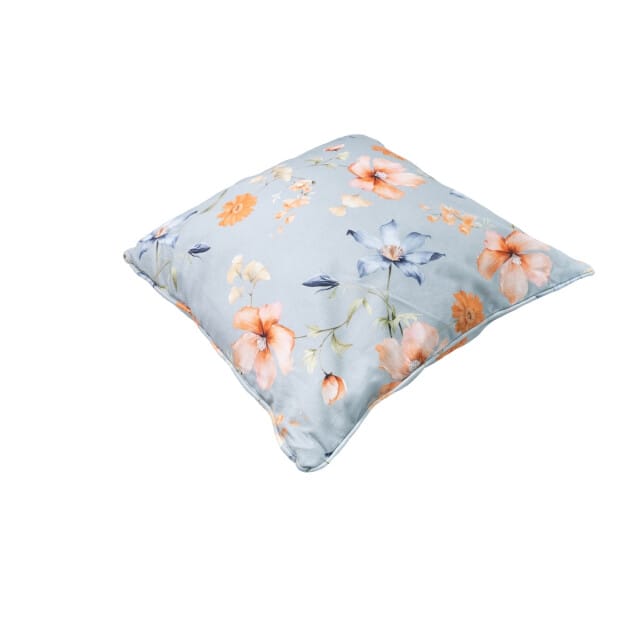 Madison - Sierkussen Florina blue - Ca. 50x50 cm - Set van 4