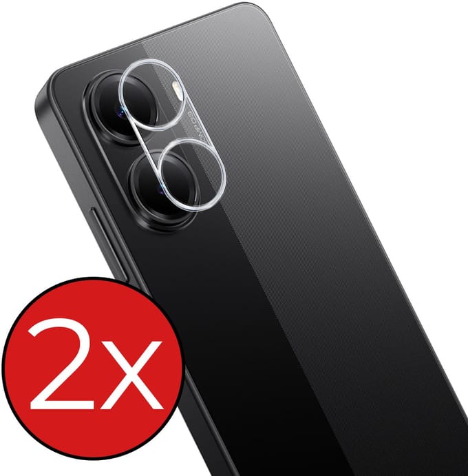 Camera Lens Protector - 2 Stuks - Geschikt voor Xiaomi Poco X7 Pro - Camera Screenprotector - Beschermglas - Gehard Glas - Tempered Glass - Screen Protector