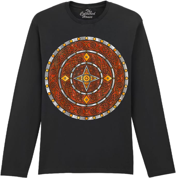 Saxon Shield The Coloured House Longsleeve T-shirt L