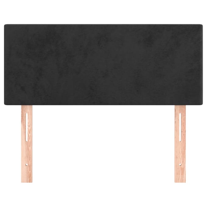 vidaXL - Hoofdbord - 100x5x78/88 - cm - fluweel - zwart