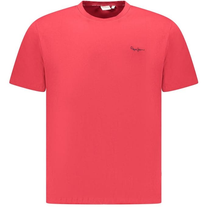 Pepe Jeans Rode Katoenen Heren T-shirt