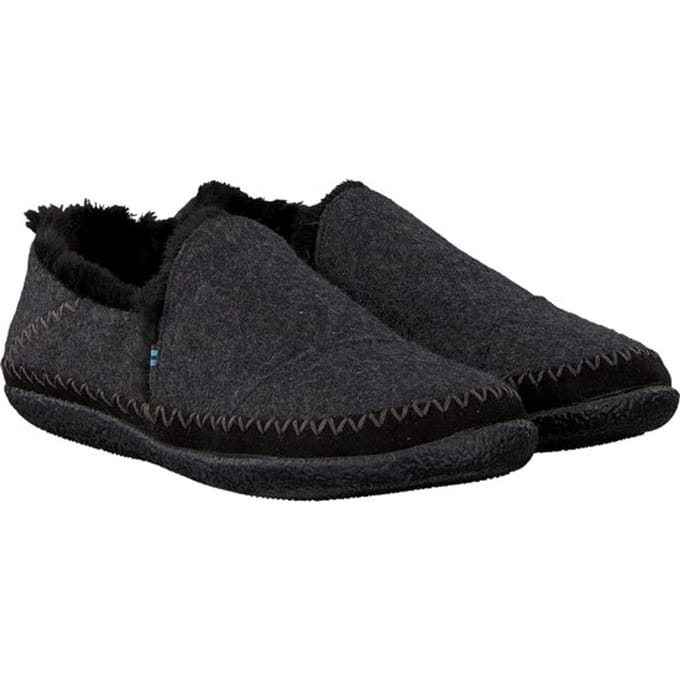 TOMS INDIA Dames Pantoffels - DARK GREY - Maat 36/37