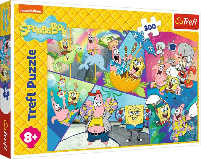 Trefl puzzel SpongeBob Bikini Bottom - 300 XXL stukjes cartoon.