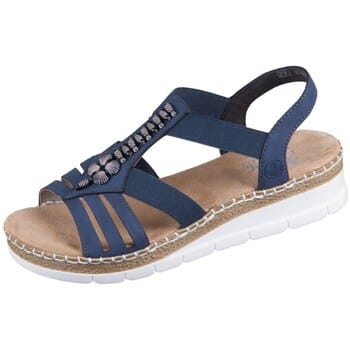 Rieker -Dames - blauw donker - sandalen - maat 36
