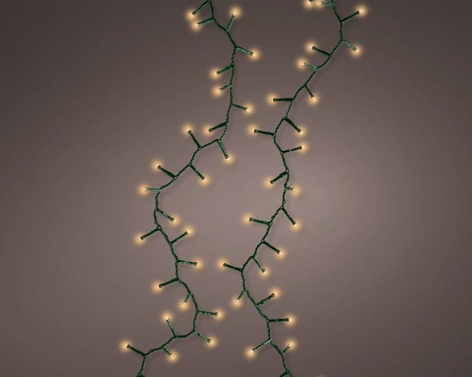 45m LED Compact Kerstverlichting - steady - 2000 lampjes - Goud - Dimbaar