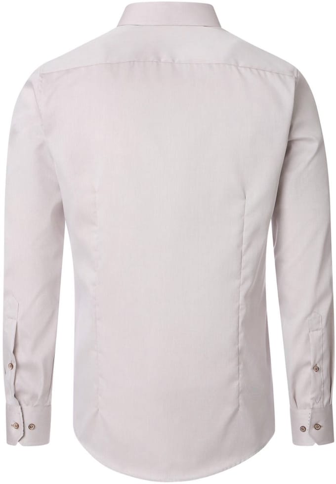 Beige Venti Overhemd Kent Boord Modern Fit Katoen - 3XL