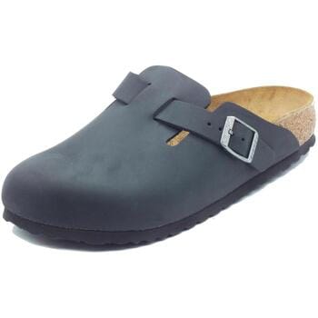 Birkenstock Boston FL Narrow Unisex Clogs - Black - Maat 36