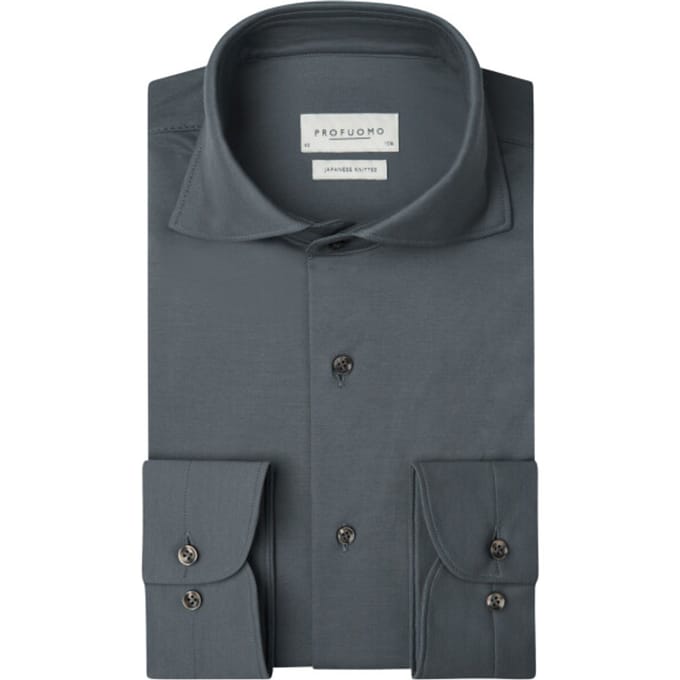 Profuomo Ppxh100320 Lange Mouw Overhemden Blauw Ppxh100320