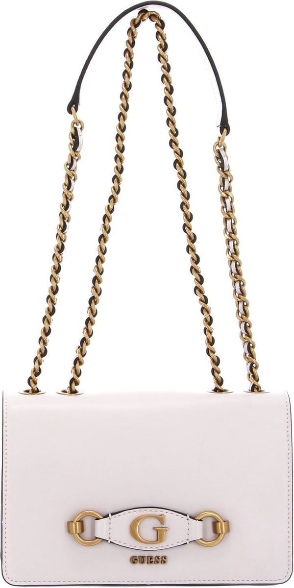 GUESS Schoudertas Izzy Convertible Xbody Flap Dove Beige