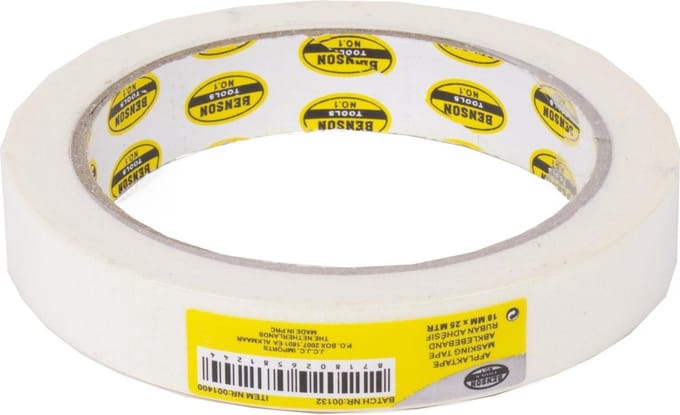 Benson Afplaktape - Schilders Tape - 18 mm x 25 meter