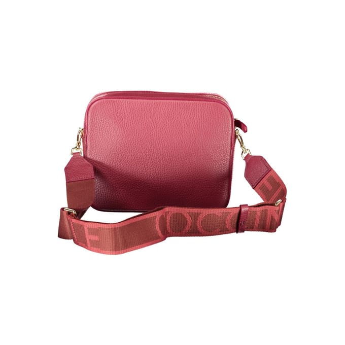 COCCINELLE Leren schoudertas Tebe Crossover Bag Ribes (rood)paars