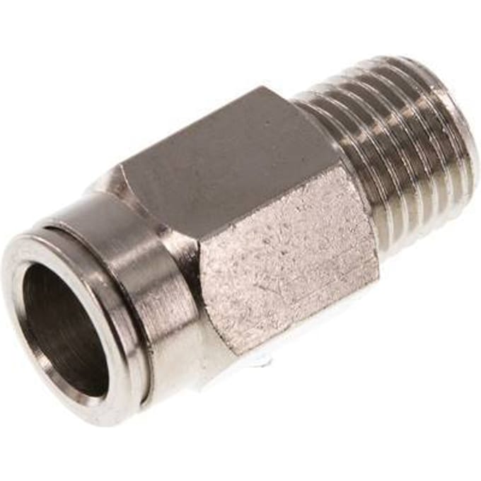 10mm x R1/4'' Messing Insteekfitting Buitendraad NBR [2 Stuks]