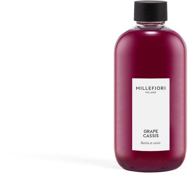 Millefiori Milano - Navulling voor Geurstokjes 250 ml - Grape Cassis - 4-5 maanden