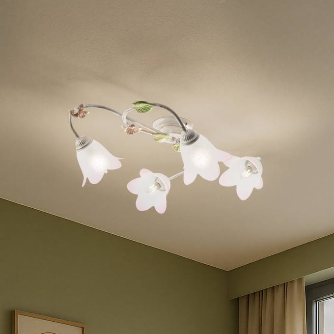 ONLI Plafondlamp Botton Florentijnse stijl 4-lamps
