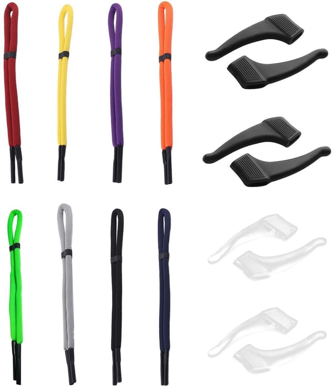Cosensi - Dailygoods - 8 Stuks Glazen Touwen met Antisliphaken
