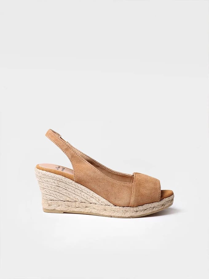 Espadrille met open sleehak voor dames | MONZA-A