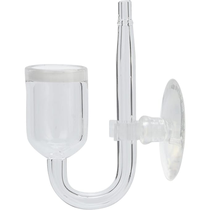 Zeer Transparant Glazen Aquarium Koolstofdioxide Verfijner Vis Tank CO2 Oplosser Diffuser Verstuiver white
