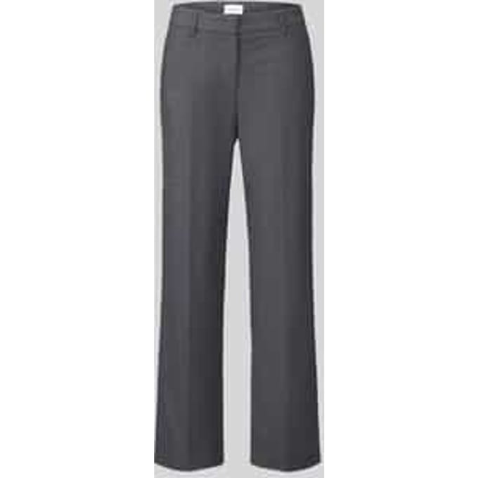 regular fit chino van wolmix met viscose, model 'LUCA'