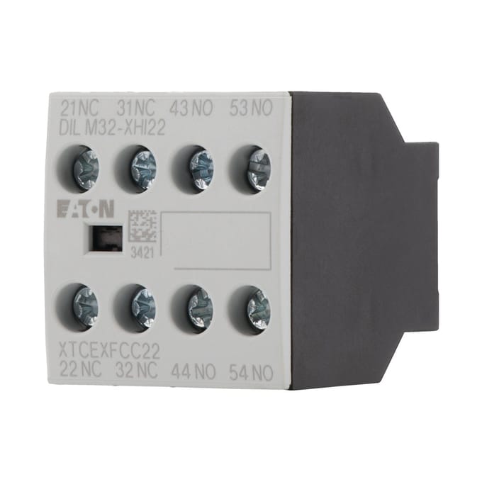 Eaton DILM32-XHI22 Hulpschakelblok 2x NO, 2x NC 4 A Opsteekbaar Geschikt voor merk (relais): Eaton 1 stuk(s)