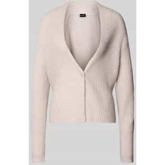 regular fit cardigan met mix van alpaca en wol model 'Kanna'