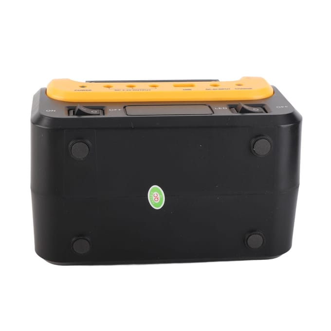 Draagbare zonne-energiegenerator 5000mAh zonne-energiegenerator met zonnepaneel voor black