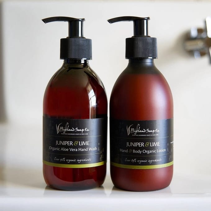 Biologische Handzeep 300ml - Juniper & Lime - Highland Soap Company