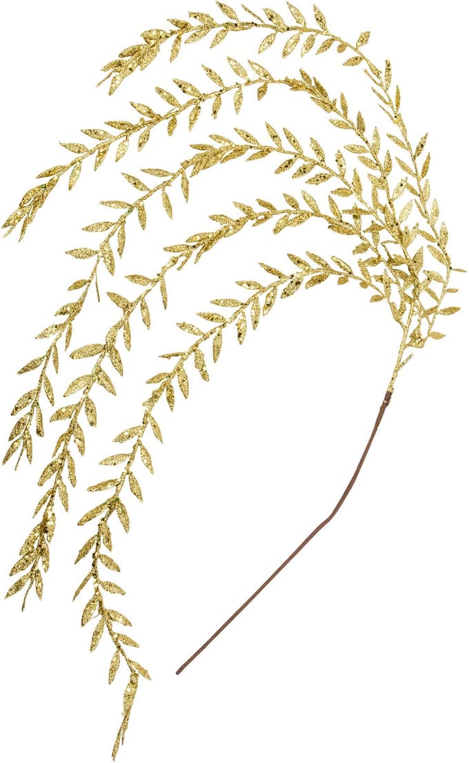 ARTYFETES - Kersttak met gouden glitters 90 cm