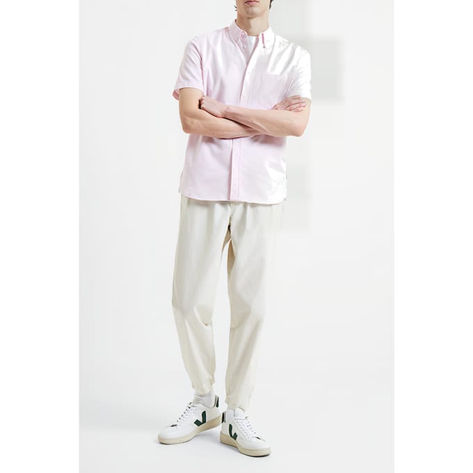 French Connection Oxford Ss Red Maat: XS | Casual Overhemden Outlet | Heren | Roze