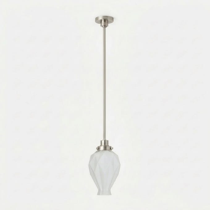 Hanglamp Chicago 20's Matnikkel - Art Deco Trade