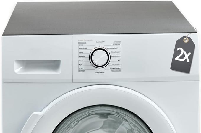 Antislip Wasmachine Onderleggers Set van 2 - Op Maat Te Snijden