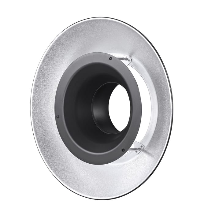 Godox RFT25S Reflector met Zilveren Binnenzijde voor Godox R200 Ringflitskop zwart