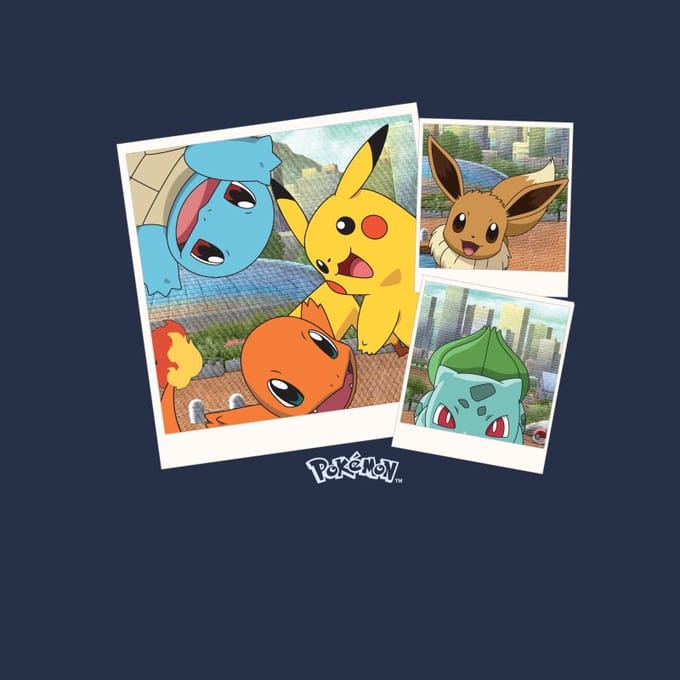 Pokémon Walking Along The Waterfront Unisex T-Shirt - Navy - L