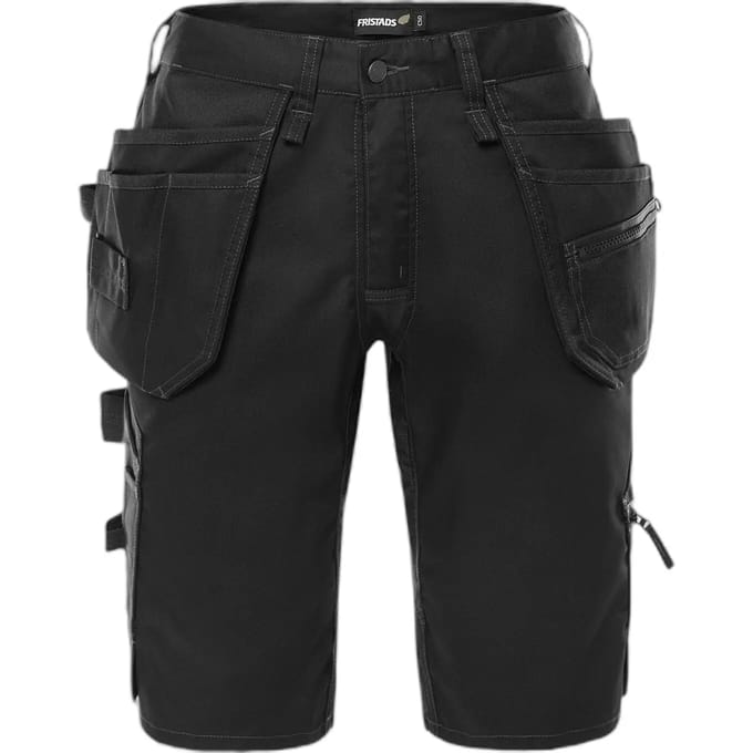 Fristads Korte werkbroek stretch dames 2904 GWM - Zwart - 48