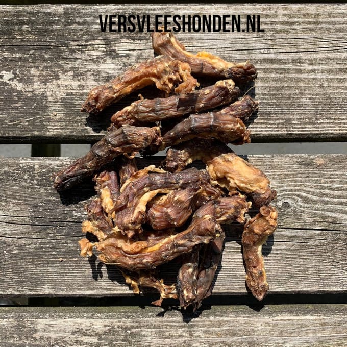 Kippennekken - hondensnack - 1 kg - Graan- en glutenvrij
