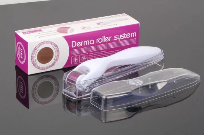 Dermaroller met 540 Naaldjes van 0,3mm - CE gekeurd - Microneedling Roller - Huid Roller