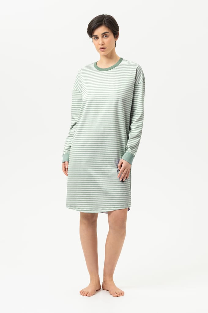 Nachtjapon Serie Willow Stripes Seasalt Green