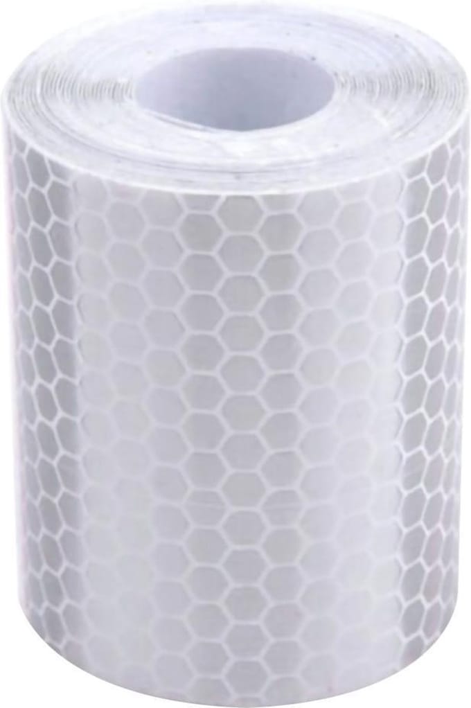 Reflecterende tape - WIT - 3 meter rol - 5cm breed