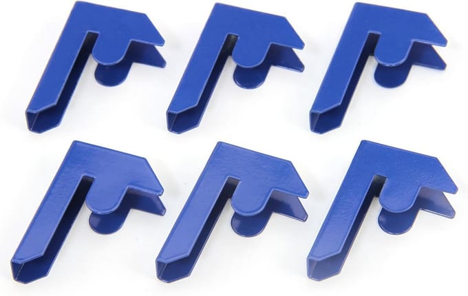 T-rax verbinders stellingkasten - blauw - aantal 6 stuks